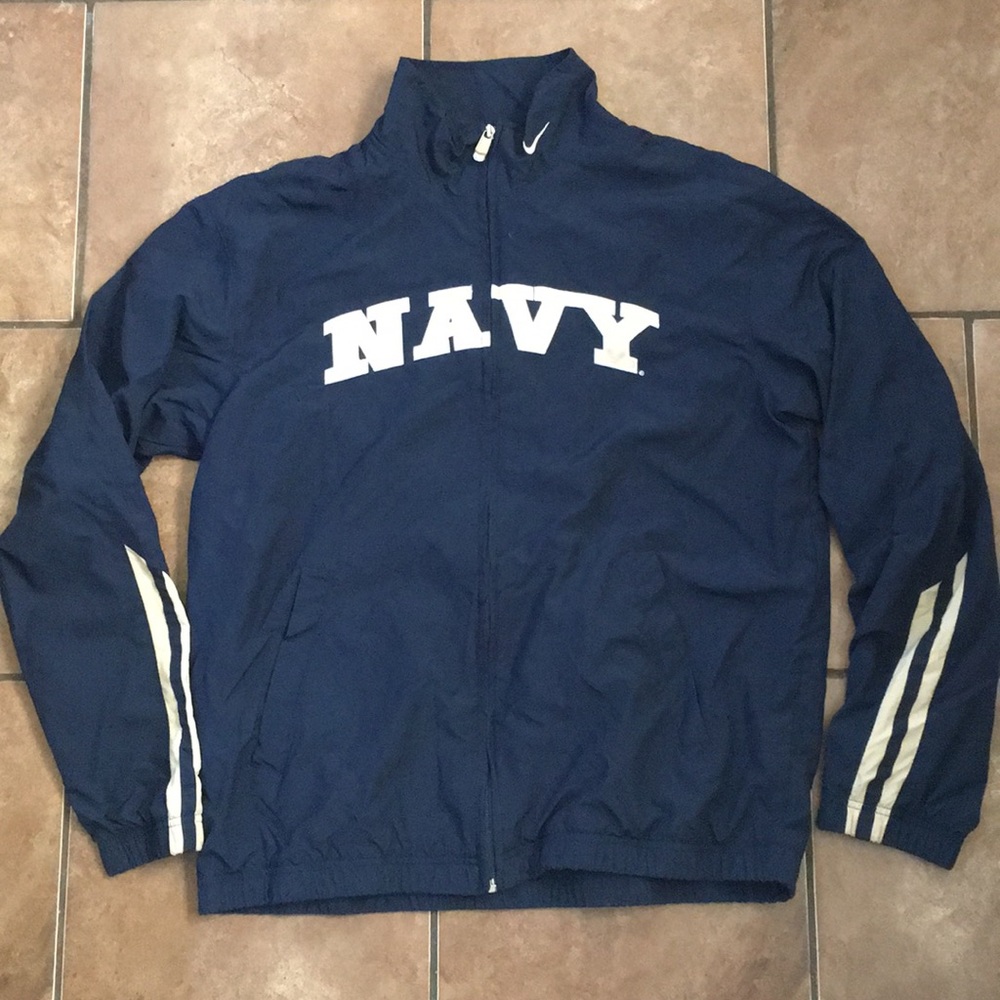 NAVY Nike Team Windbreaker